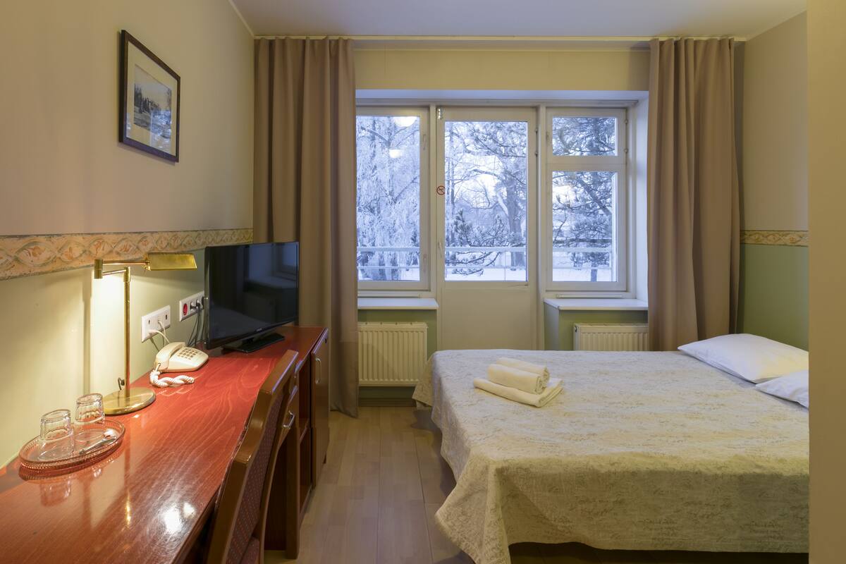 Camera doppia, 1 letto matrimoniale | Ferro/asse da stiro, culle/letti per bambini (a pagamento)