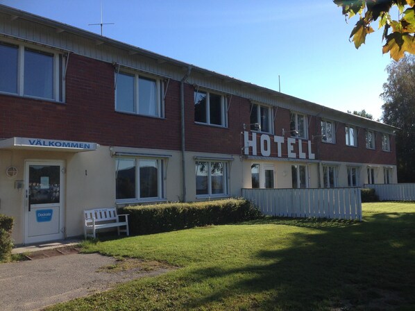 Majoituspaikan julkisivu