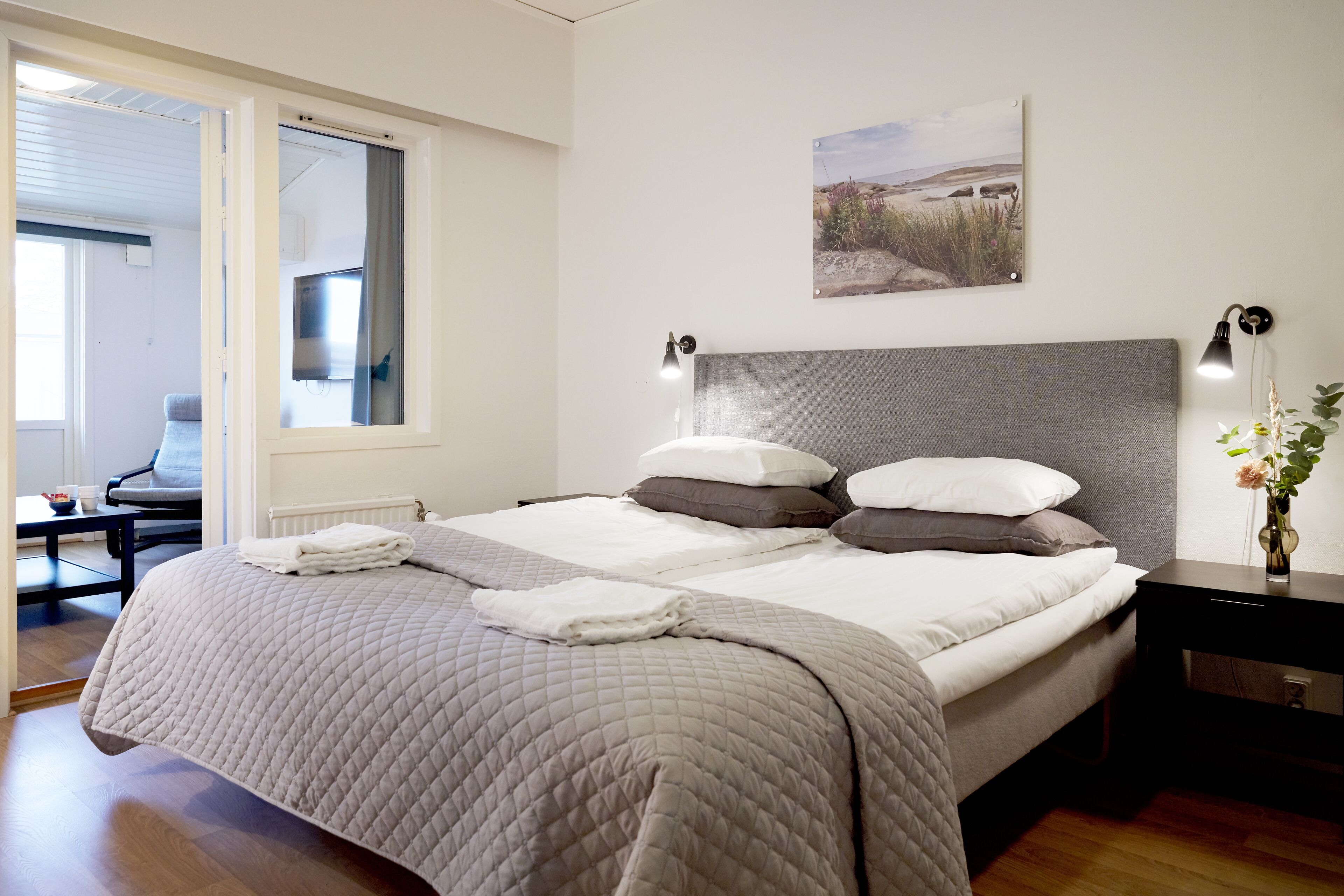 Double Room | Laptop workspace, blackout drapes, free WiFi, bed sheets