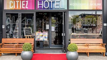 Front of property - evening/night