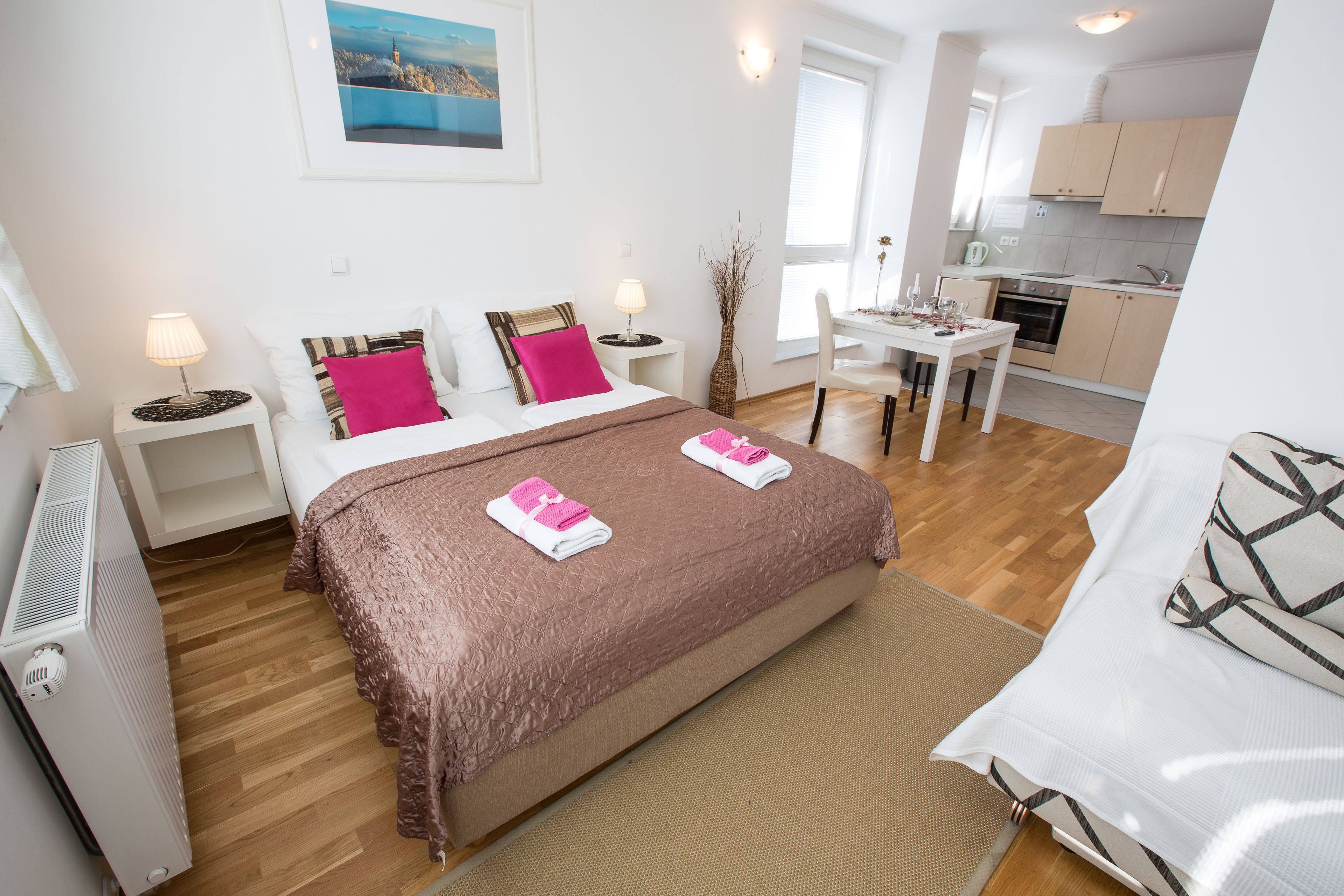 Deluxe Studio Suite, Kitchen | View from room