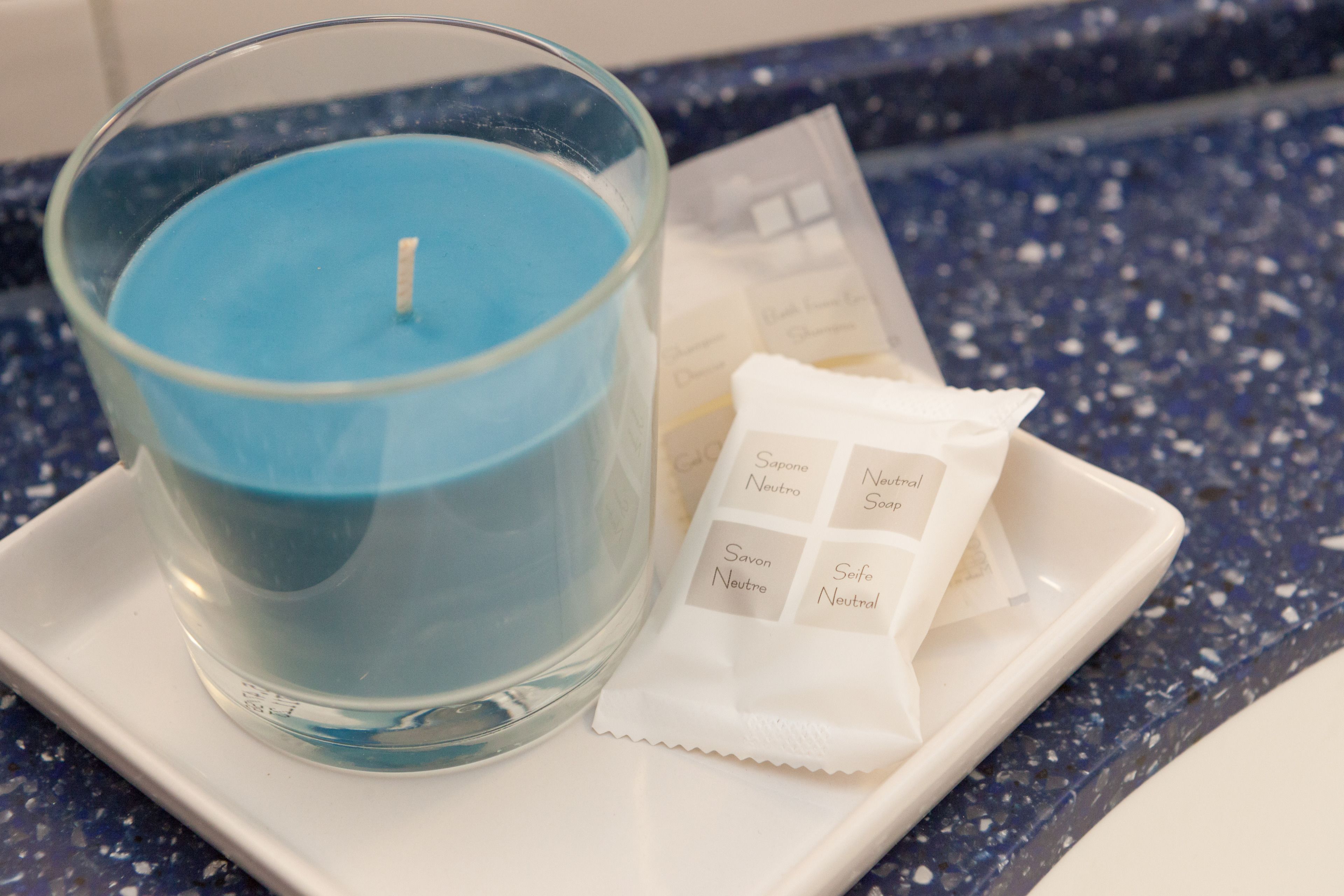 shower, free toiletries, towels