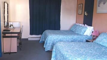 Desk, iron/ironing board, free WiFi, bed sheets