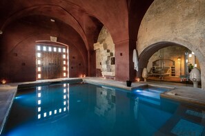 8 indoor pools, seasonal outdoor pool