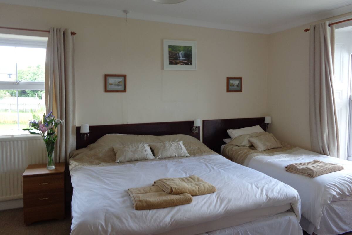 Habitación familiar, baño en la habitación | Wifi gratis y ropa de cama