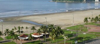 Apartamento no Flat Itararé Tower Beach - Vista ao Mar