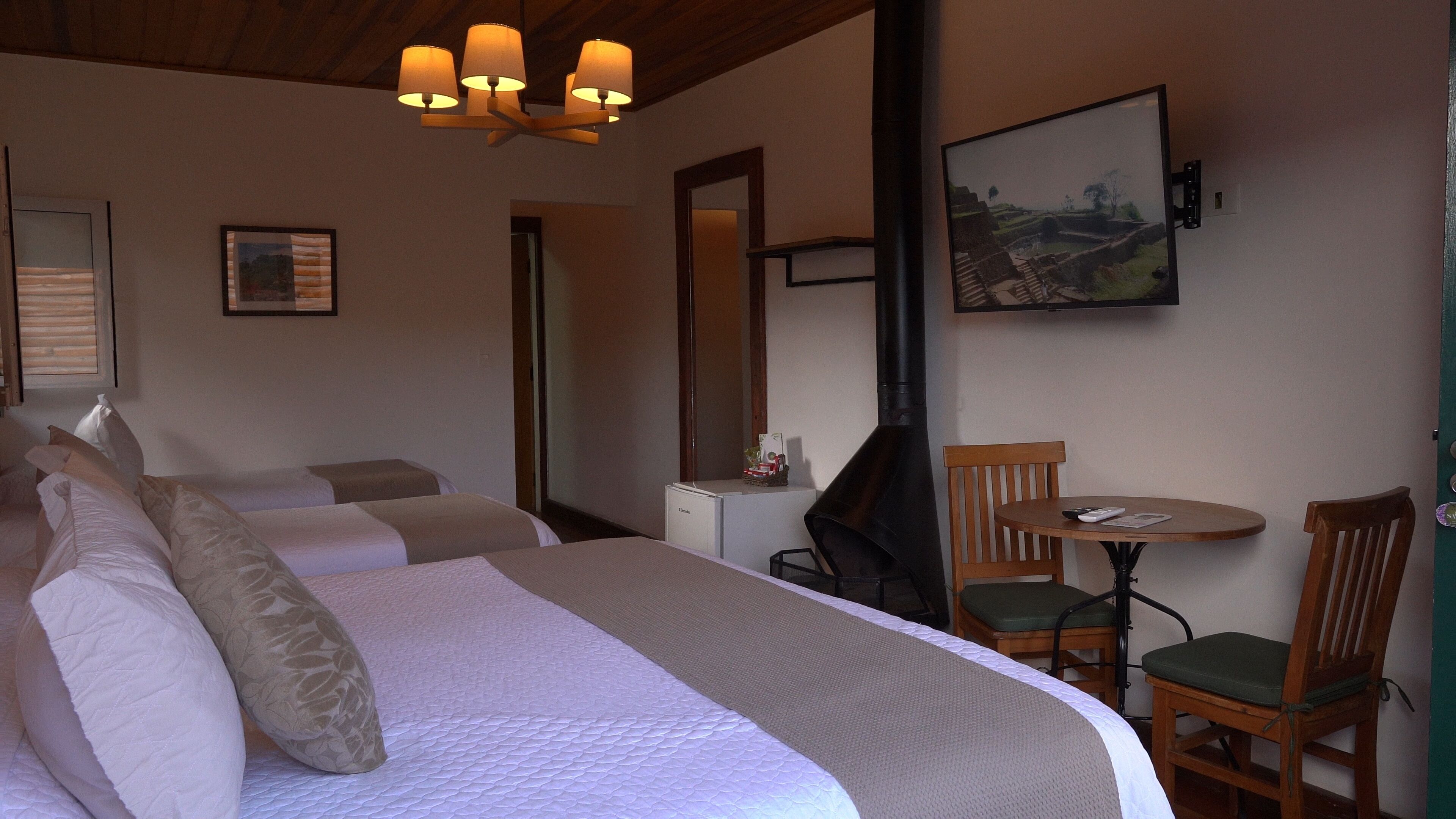 Chalet, Garden View | Hypo-allergenic bedding, minibar, soundproofing, iron/ironing board
