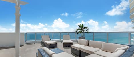 Marenas Oceanfront Two Bedroom Penthouse with Terrace | Terrace/patio