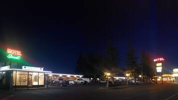 Front of property - evening/night