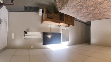 Fridge, microwave, coffee/tea maker