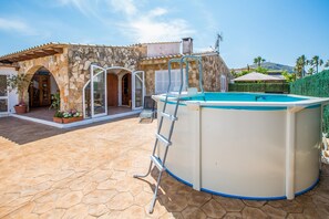 Chalet, 3 camere da letto, piscina privata, vista cortile | Vista dalla camera