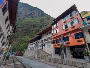 Voorkant van accommodatie