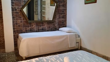 Triple Room | Premium bedding, down comforters, laptop workspace, iron/ironing board