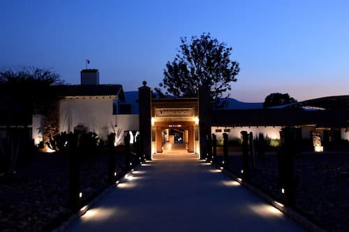 Front of property - evening/night