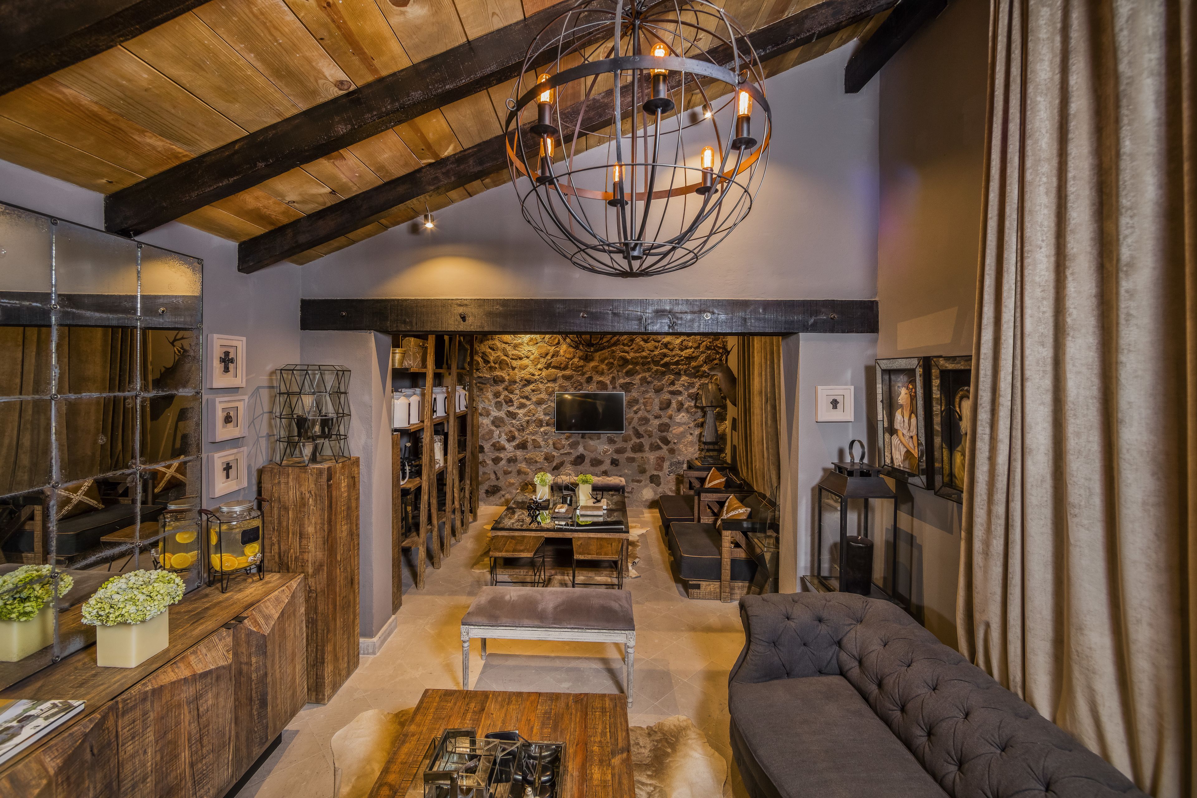 Sala de estar en el lobby