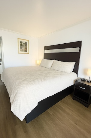 Standard Room, 1 King Bed, Non Smoking | Desk, iron/ironing board, free WiFi, bed sheets