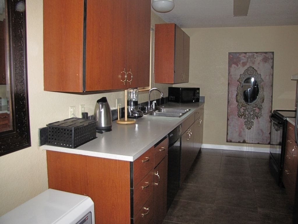 premier condo, 2 bedrooms, kitchen, ocean view | private kitchen | fridge, microwave, coffee/tea maker