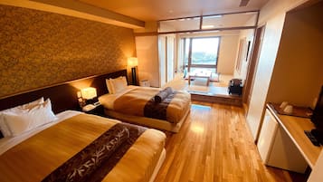 客房, 非吸煙房, 附屬樓 (Japanese Western Style, Open-air bath) | 房內夾萬、隔音、免費 Wi-Fi、方便輪椅出入