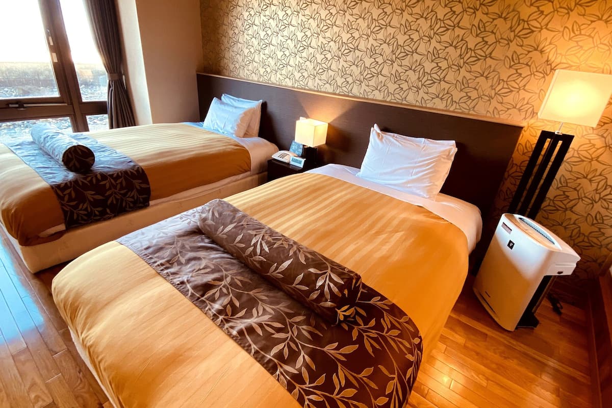 japanese western style room with private open-air bath, annex (a-2 type) | in-room safe, soundproofing, free wifi, wheelchair access