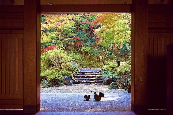 Interior entrance