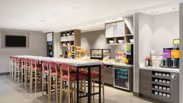 Free daily buffet breakfast