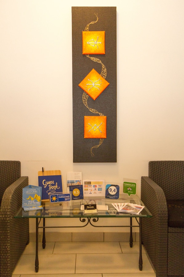 Lobby sitting area