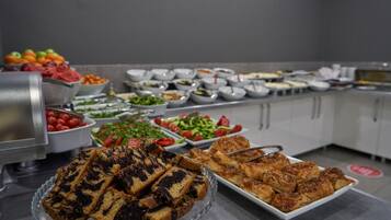 Daily buffet breakfast (EUR 15 per person)