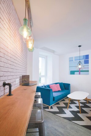 Sitteområde i lobbyen