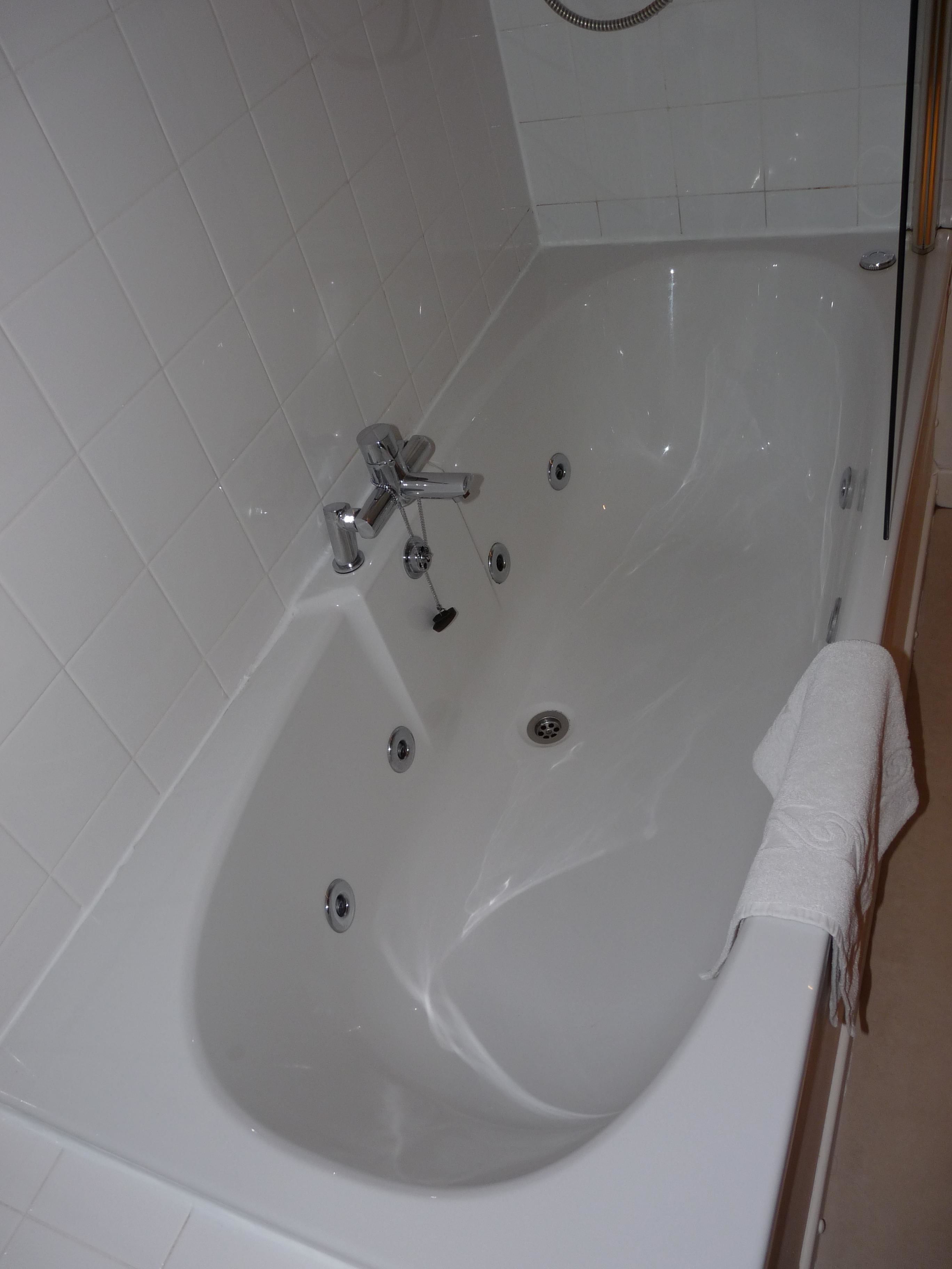 suite | bathroom | hair dryer, towels