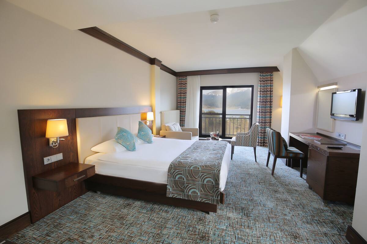 Standard Double or Twin Room, Lake View | Minibar, caja de seguridad en la habitación y insonorización