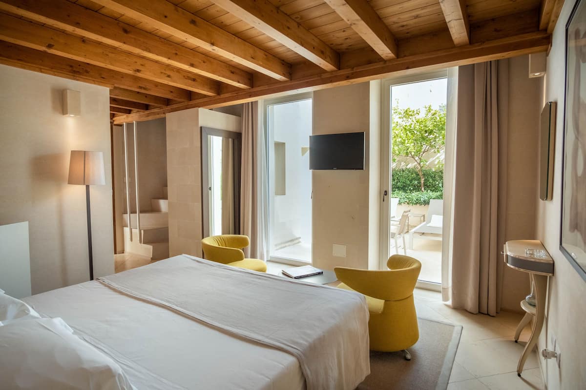 Duplex Suite | 1 slaapkamer, luxe beddengoed, donzen dekbedden, een minibar
