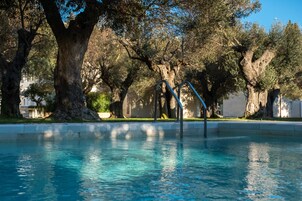 季节性开放的室外游泳池