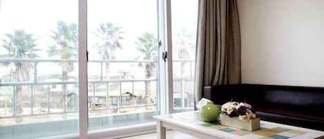 Zimmer, 2Â Schlafzimmer | Wohnbereich | 50-Zoll-Flachbildfernseher mit Kabelempfang, Fernseher, FuĂbodenheizung