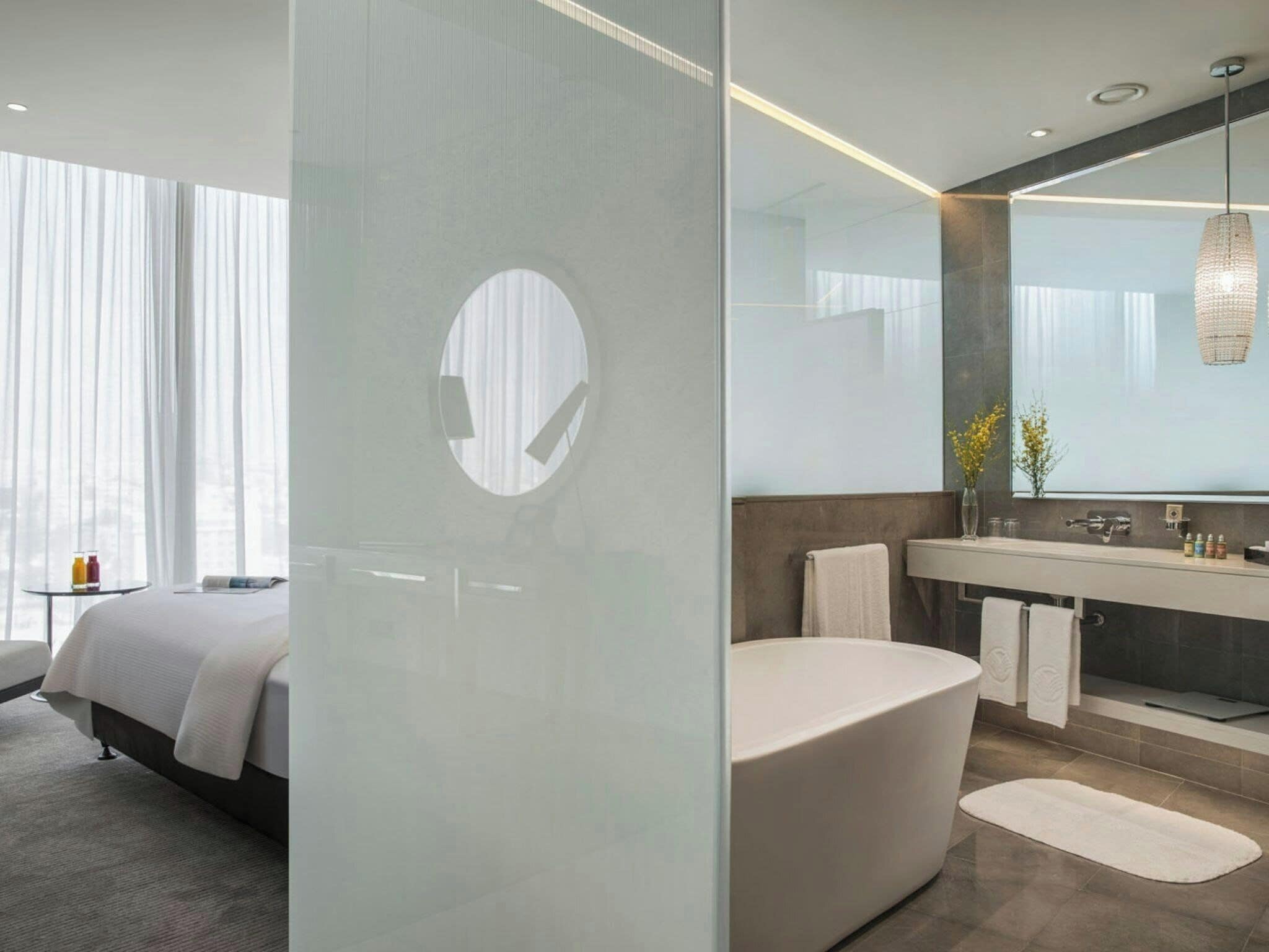 Room, 1 King Bed, City View (Guest) | Down comforters, in-room safe, desk, laptop workspace