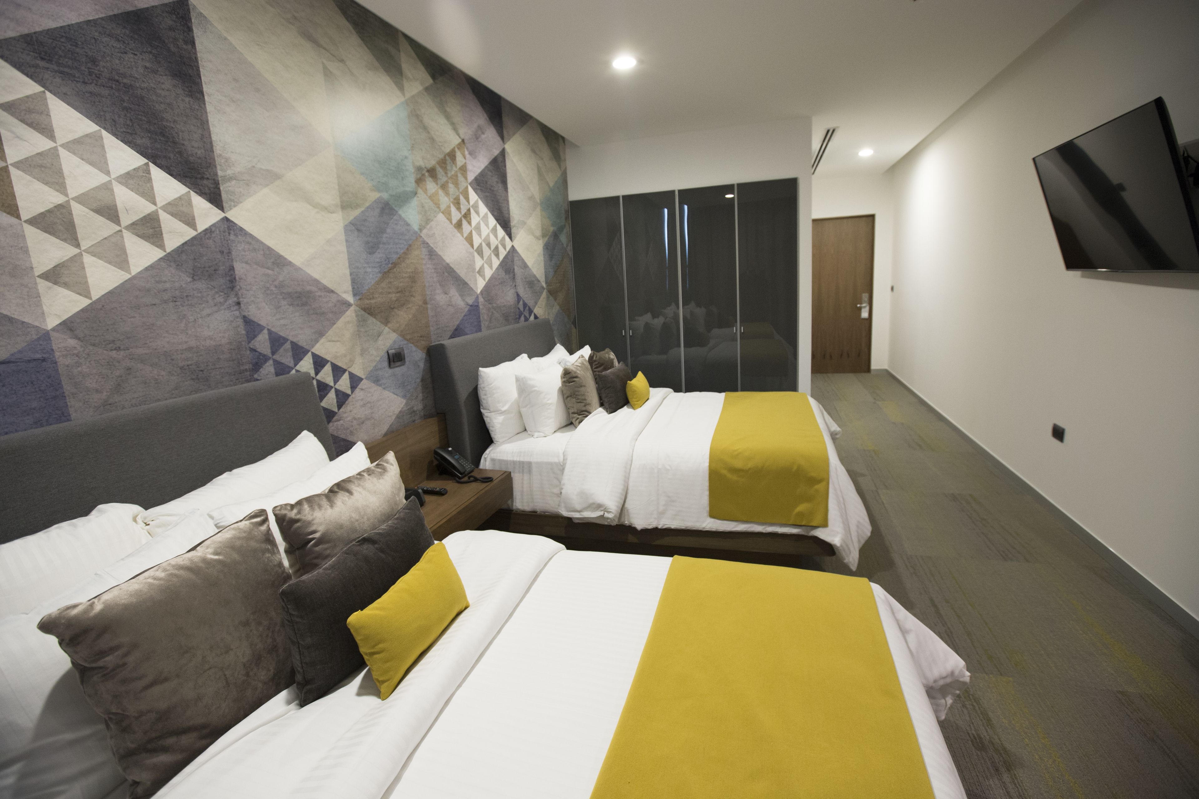 Juniorsvit - 2 dubbelsängar | Utsikt från rummet