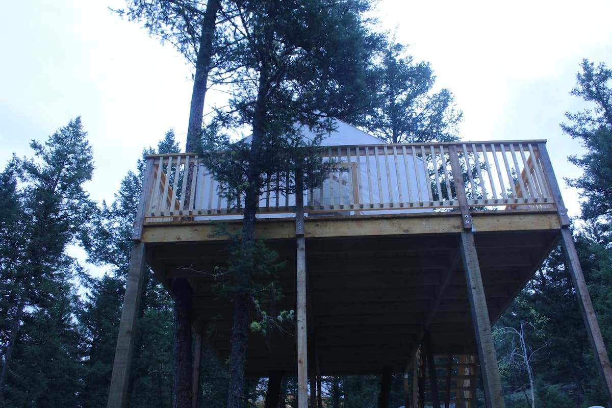 Deluxe Tree House, Mountain View, Mountainside | Balcony