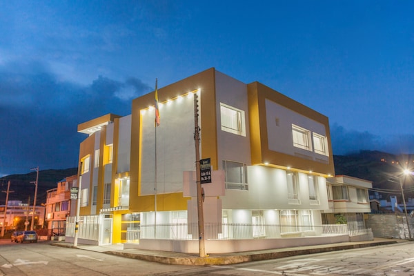 Front of property – evening/night