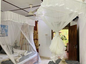 Deluxe Triple Room, 1 Bedroom, Garden View | 6 bedrooms, in-room safe, desk, soundproofing - Sisira Natural Lodge (Sigiriya)