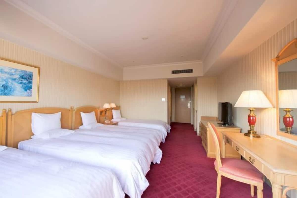 1 slaapkamer, luxe beddengoed, donzen dekbedden, een bureau