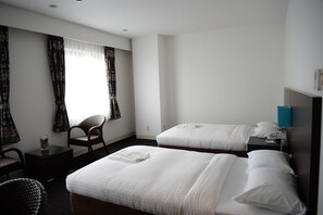 Deluxe Twin Room, City View | In-room safe, desk, free WiFi, bed sheets - Libest Inn Amami (Setouchi)