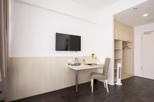 标准房, 1 张双人床, 无烟房 | 办公桌、隔音、免费 WiFi、床单