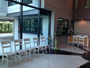 Zona de estar del vestíbulo