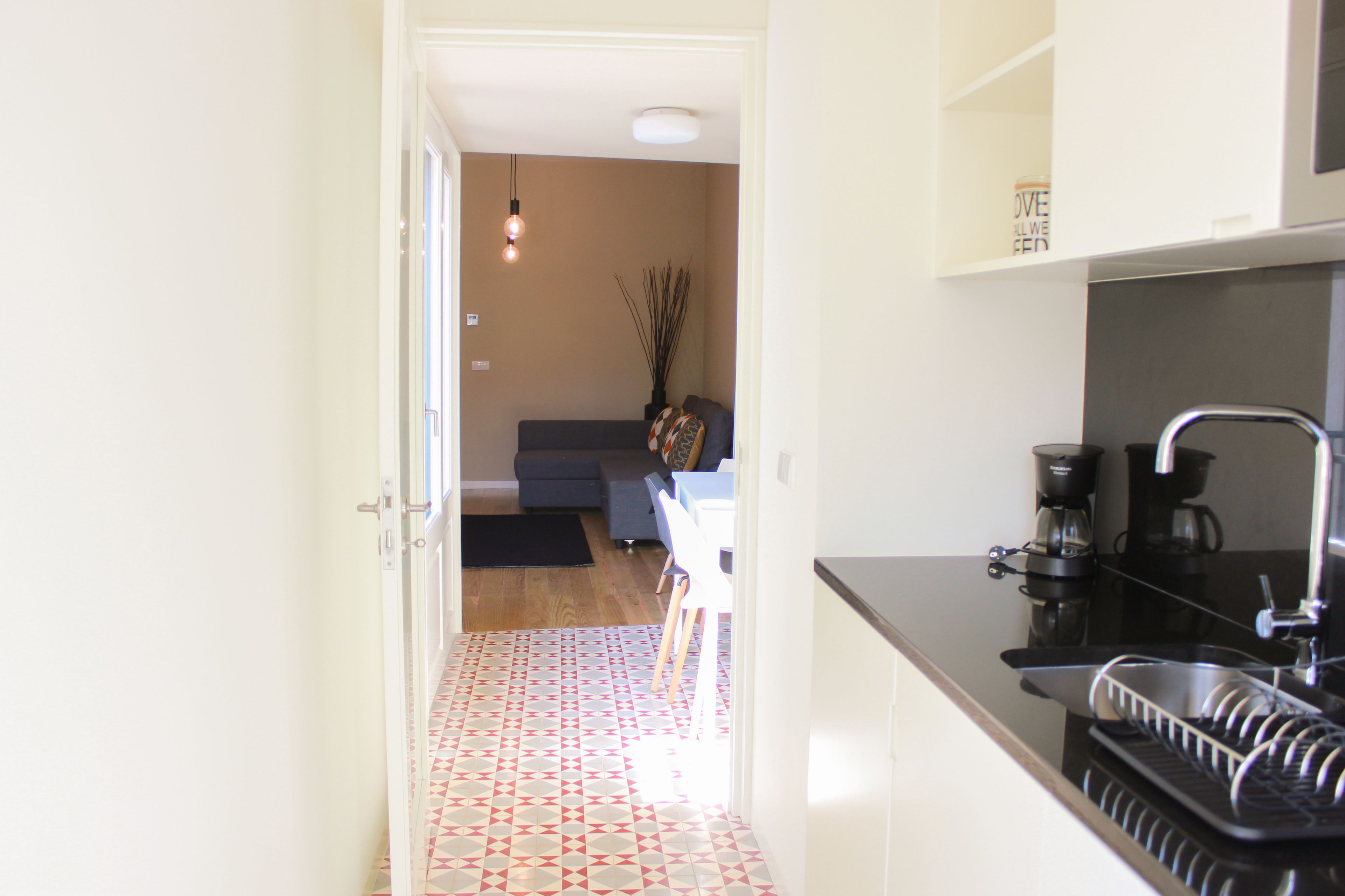 Family Apartment, 1 Bedroom (Lello) | Living area | Flat-screen TV, DVD player