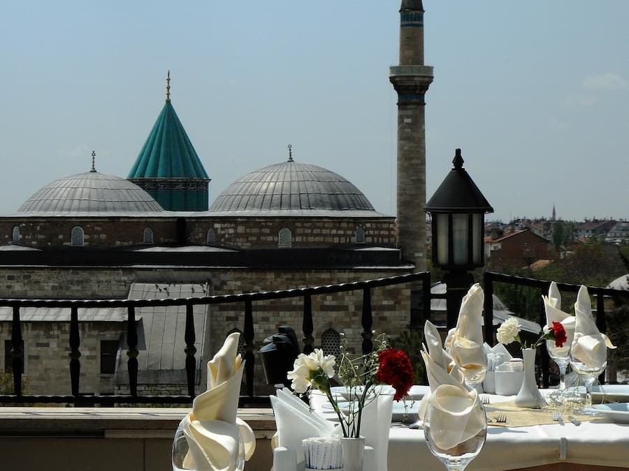 Uitzicht vanuit accommodatie