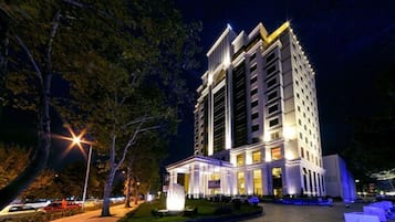 Front of property – evening/night