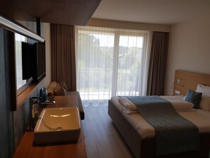 Chambre Double Panoramique pour 1 personne, balcon