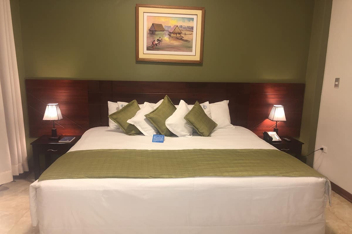 Double Room, 1 Queen Bed | Minibar, in-room safe, desk, laptop workspace