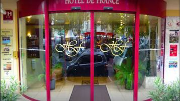 Entrée de l’hébergement