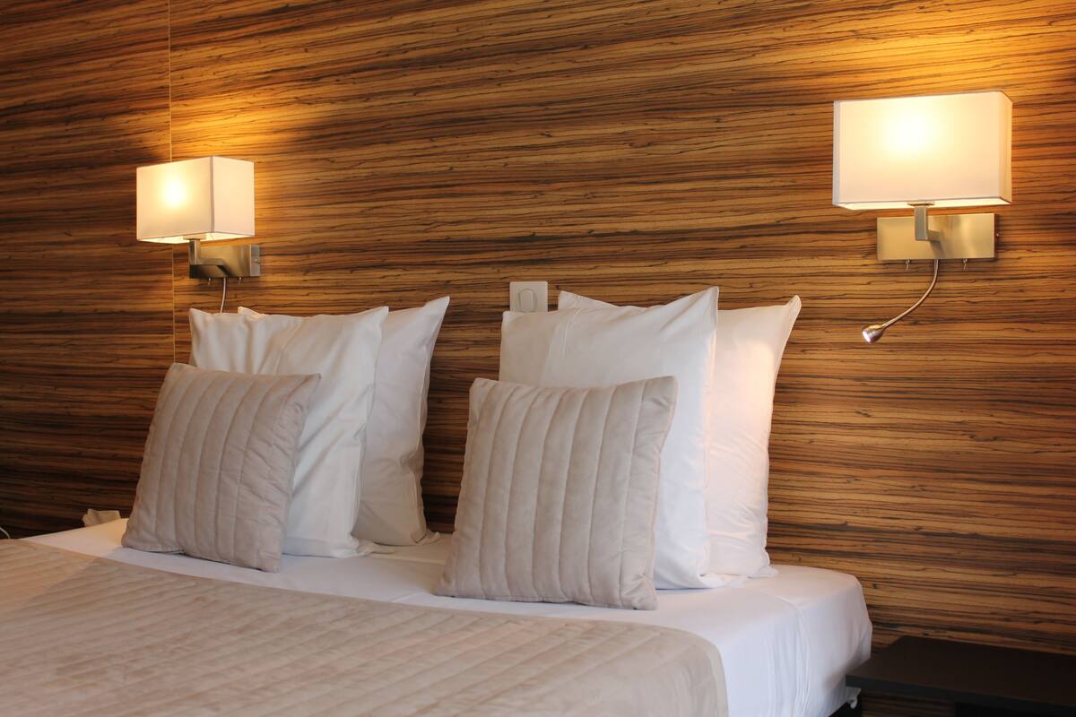 special offer family room | premium bedding, desk, soundproofing, iron/ironing board