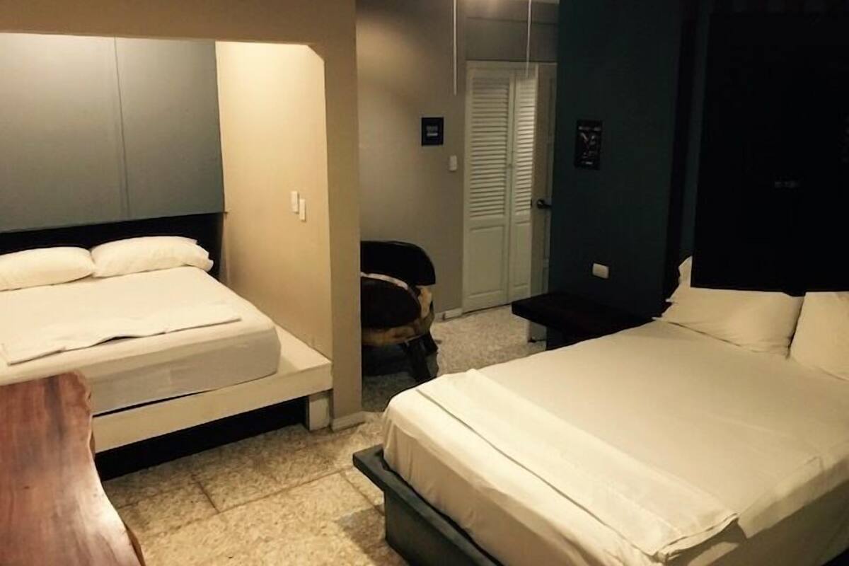 Economy Double Room, 2 Queen Beds | In-room safe, WiFi (free)